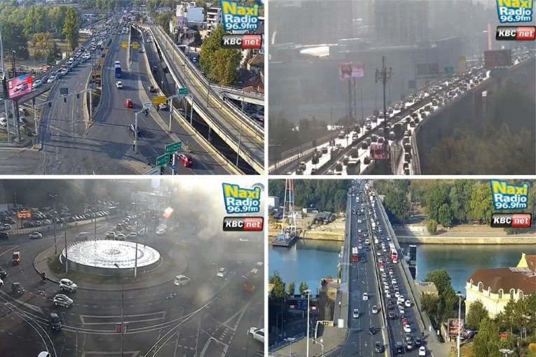 JUTARNJI ŠPIC BLOKIRAO BEOGRAD: U ovim delovima grada saobraćaj praktično stoji!