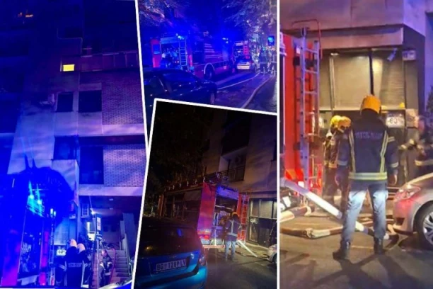 UMALO TRAGEDIJA U CENTRU BEOGRADA: Vatrogasci u poslednji čas zaustavili požar, evo šta se dogodilo na 4 spratu
