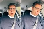 VUČIĆ KRENUO NA PUT PO ŠUMADIJI: Obraća se građanima putem Tik-Toka, večeras veliki skup u Kragujevcu