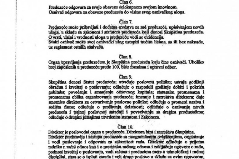 Dokumentacija koja otvara pitanja o paralelnom angažmanu Dejana Šoškića u privatnoj firmi i na funkciji u Narodnoj banci Srbije!