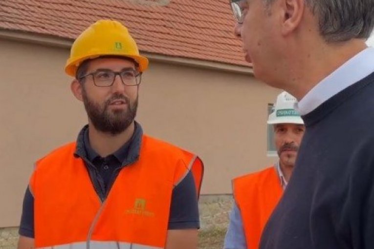 Vučić u selu Misača
