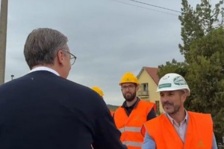 Vučić u selu Misača