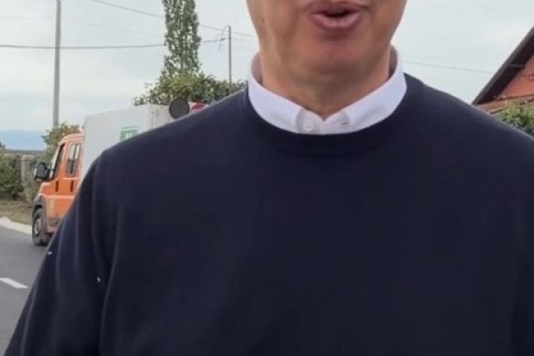 Vučić u selu Misača