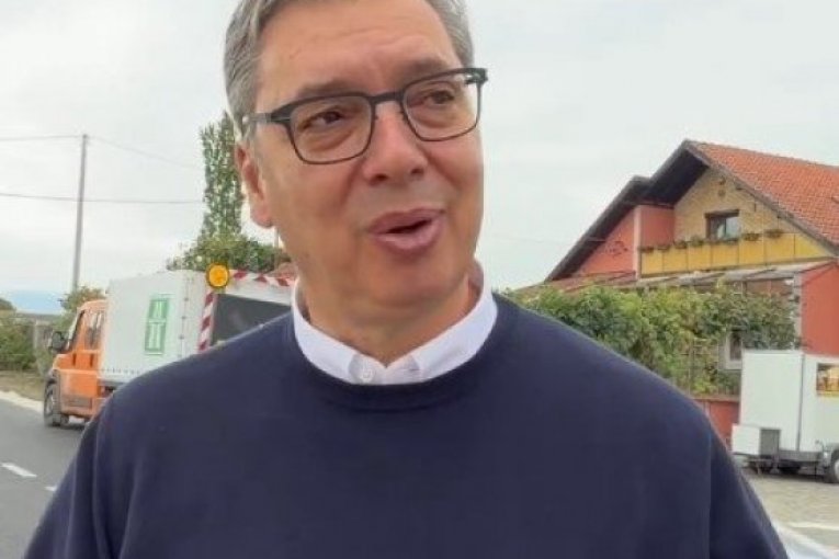 Vučić u selu Misača