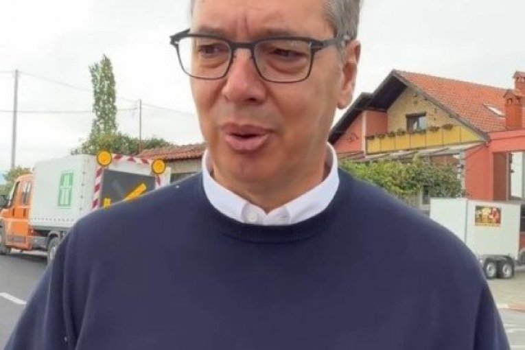 Vučić u selu Misača
