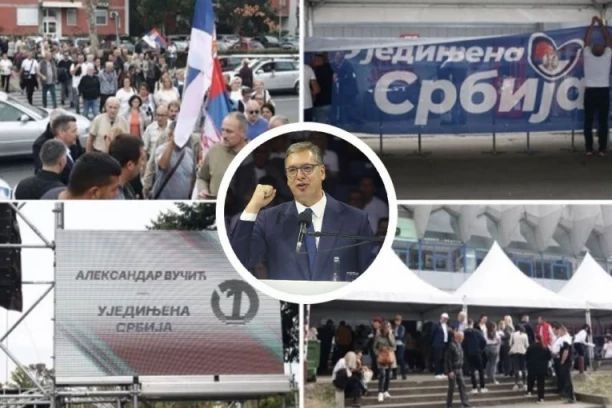 REKE LJUDI PREPLAVILE KRAGUJEVAC! Građani se okupili u znak podrške Ujedinjenoj Srbiji: Evo šta vas sve očekuje (FOTO, VIDEO)