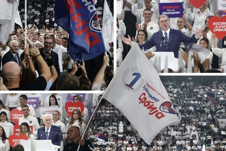 "BESKRAJNO HVALA, ŠUMADIJO!" Vučić se obratio narodu: "Nikada za 33 godine nisam doživeo atmosferu kao danas u Kragujevcu" (FOTO, VIDEO)