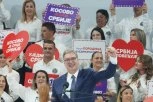 "VELIČANSTVENO, GRAD VELIKOG SRCA! Oglasio se Vučić posle spektakularnog skupa - Evo šta je imao poruči Kragujevčanima! (VIDEO)