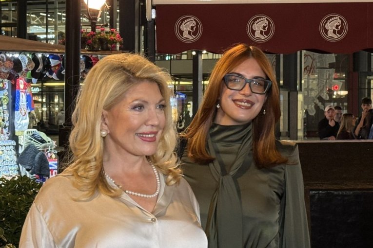Suzana Mančić i ćerka Natalija
