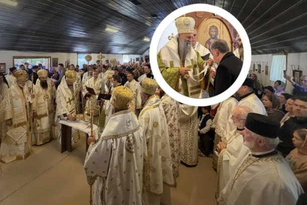 “GDE GOD DA SMO, U SVOJOJ SMO OTADŽBINI”: Patrijarhova liturgija i crkveno odlikovanje u manastiru Svetog Save u Australiji