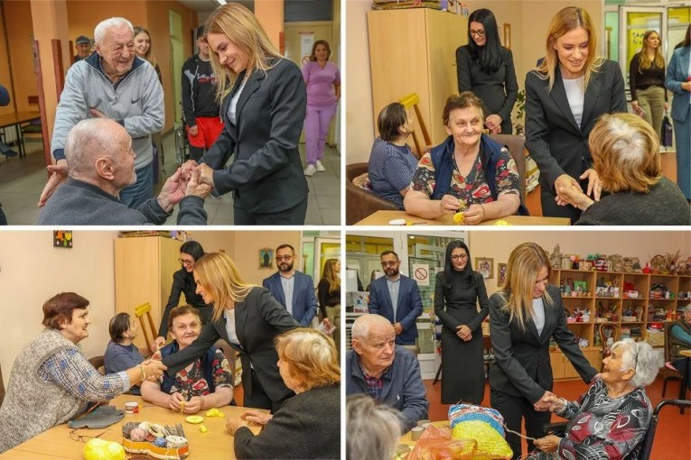 ĐURĐEVIĆ STAMENKOVSKI POSETILA DOM ZA STARE U UŽICU! Za novo vozilo 2 miliona dinara, radiće se i na povećanju broja zaposlenih!