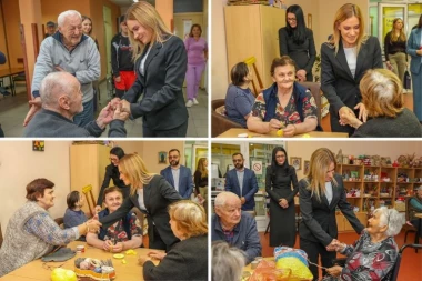 ĐURĐEVIĆ STAMENKOVSKI POSETILA DOM ZA STARE U UŽICU! Za novo vozilo 2 miliona dinara, radiće se i na povećanju broja zaposlenih!