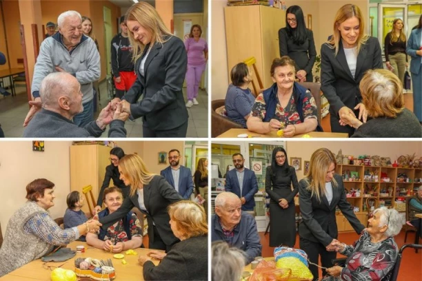 ĐURĐEVIĆ STAMENKOVSKI POSETILA DOM ZA STARE U UŽICU! Za novo vozilo 2 miliona dinara, radiće se i na povećanju broja zaposlenih!