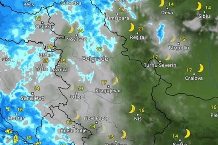 HITNO!Ponesite kišobrane, u Beogradu već pljušti!