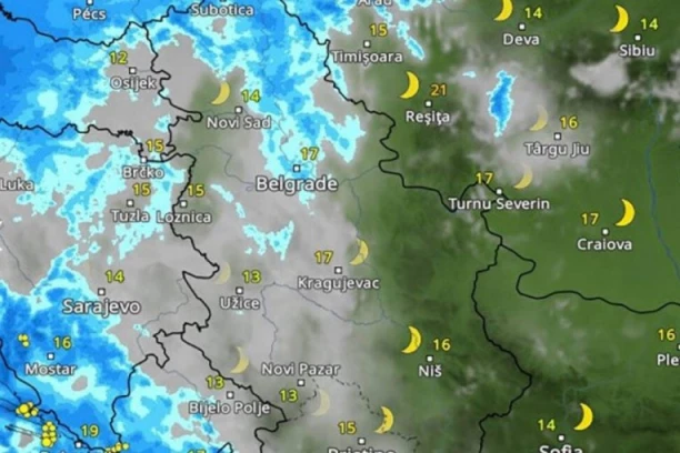 HITNO!Ponesite kišobrane, u Beogradu već pljušti!