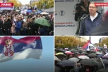 VUČIĆ SA NARODOM U ZRENJANINU! Ogroman broj ljudi došao na skup uprkos kiši!