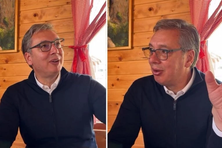TOLIKO O TOME KO JE JAČI POL! Vučić nasmejao sve za kafanskim stolom - Evo ko je naručio rakiju, a ko pivo! (VIDEO)
