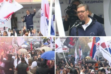 HOĆU DA IH POBEDIMO SA POLA MILIONA GLASOVA RAZLIKE! Vučić građanima u Zrenjaninu poručio: Izbori 25. oktobra su odlučujući!