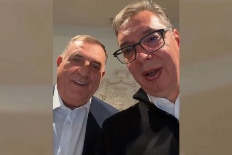 SASTALI SE VUČIĆ I DODIK: Nismo predsednici ni on, ni ja, a i dalje kujemo planove! (VIDEO)