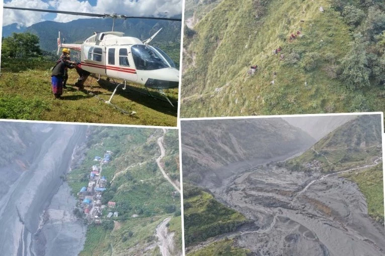 DRAMATIČNI SNIMCI POPLAVA U ZEMLJI! Više od 100 stranih planinara ZAROBLJENO, bujica odnela mostove i planinske staze! (FOTO, VIDEO)