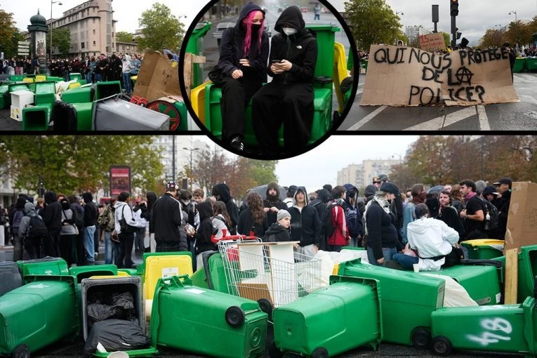 PROTESTI U FRANCUSKOJ NE JENJAVAJU! Učenici ponovo na ulicama, oko 200 škola ZATVORENO! (FOTO)