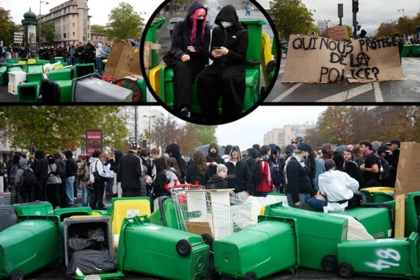 PROTESTI U FRANCUSKOJ NE JENJAVAJU! Učenici ponovo na ulicama, oko 200 škola ZATVORENO! (FOTO)