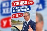 "UŽIVO IZ HELIKOPTERA!" Vučić najavio obraćanje na TikToku i Instagramu, pre skupa u Zaječaru! (FOTO)