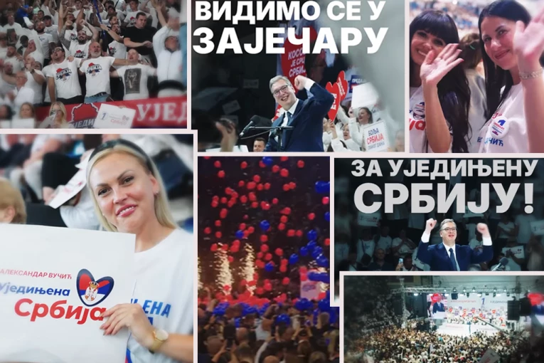 VELIKI SKUP LISTE UJEDINJENA SRBIJA U ZAJEČARU: Narod se okuplja u hali Timok, govoriće i Aleksandar Vučić  - predstaviće plan za istočnu Srbiju