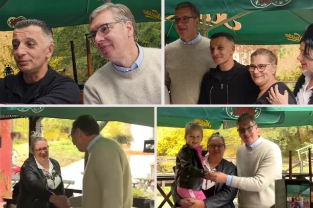 UZELI SMO TAKSI DA VAS STIGNEMO: Vučića u Brestovačkoj Banji dočekali meštani, jedan se vratio iz Austrije posle 36 godina (VIDEO)