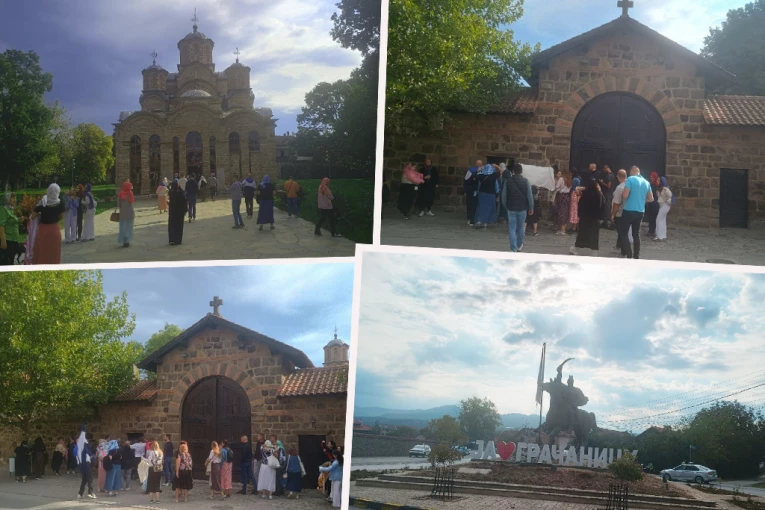 U GRAČANICI SE PRIČESTI VIŠE VERNIKA NEGO U DVOMILIONSKOM BEOGRADU: Religija.rs u zadužbini kralja Milutina, meštani imaju samo jednu molbu (FOTO, VIDEO)