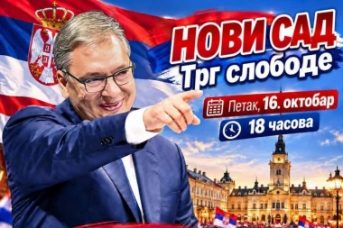 VUČIĆ POZVAO NA VELIKI SKUP U NOVOM SADU: Vidimo se u petak! (FOTO)