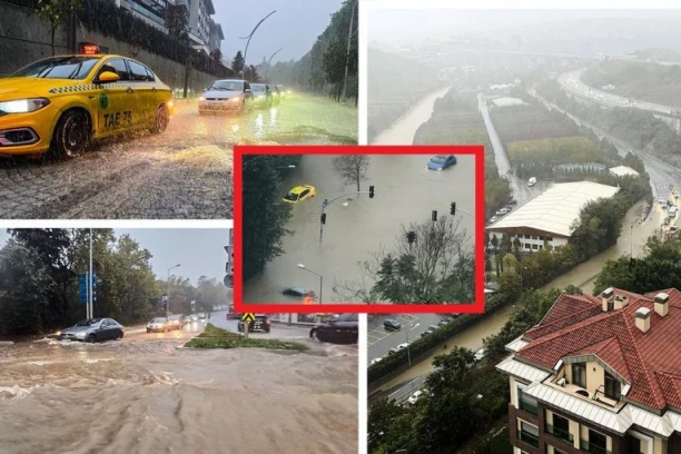 TURSKU POGODILO RAZORNO NEVREME! Dete UBILA struja kad je ušlo u baru, građanima upućen HITAN APEL, OBILNE PADAVINE očekuju se i DANAS! (FOTO, VIDEO)