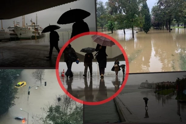 URUŠIO SE DEO MOSTA U ISTANBULU! Automobili ostali ZAROBLJENI, bujica i blato NOSE SVE pred sobom!