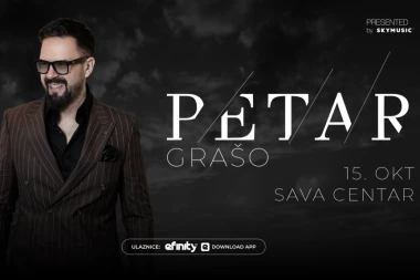 HITOVI, NOSTALGIJA I DALMATINSKI ŠARM! Petar Grašo večeras na sceni Sava centra!