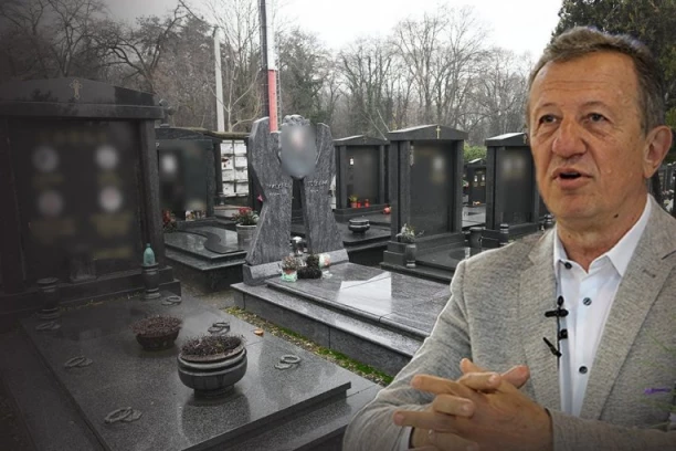 ŽIKA ŠARENICA STIGAO NA SAHRANU SUPRUGE: Voditelj SLOMLJEN od bola, tuga odzvanja grobljem!