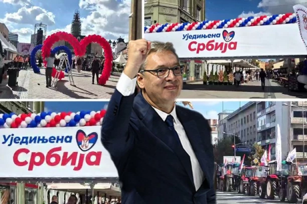 NOVI SAD ČEKA VUČIĆA! Republika na licu mesta, ovako izgleda Srpska Atina pred veličanstveni skup Ujedinjene Srbije (FOTO, VIDEO)