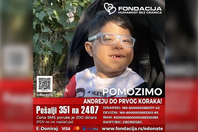 Pomozimo Andreju slanjem 96 na 2407
