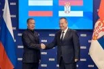 Dačić sa zamenikom predsednika Saveta bezbednosti Ruske Federacije Dmitrijem Medvedevim