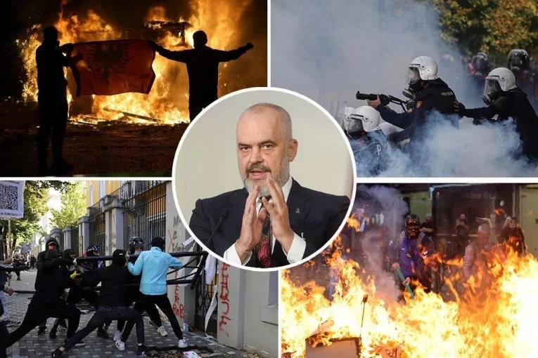 "OVO NIJE STUDENTSKI PROTEST, IZA OVOGA SU STRANE SLUŽBE", Edi Rama se oglasio o nemirima u Albaniji!
