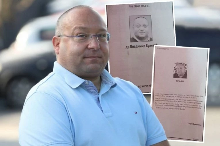 "ALO PROFO VELJA JE...!" Veljko Belivuk se oprostio od Vladimira Vuletića (FOTO)