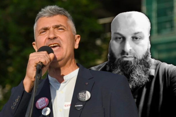 SRDANOVIĆA EKSTREMISTA UČI KAKO DA POKAŽE TRI PRSTA! Ilija se fotografisao s čovekom koji je upucao sestru!