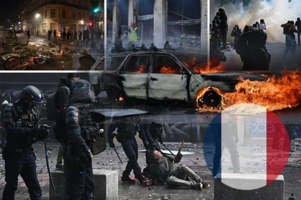 PALA JE I PRVA ŽRTVA! Ovakvom nasilje se ne vidi kraj - gradovi u plamenu, brutalno nasilje, ovo je prava francuska revolucija! (VIDEO)