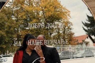 ISPLIVALI SNIMCI SA VENČANJA! Trudna Anita Stanojlović kao crni labud, Luka SKINUO ZAŠTITNI ZNAK! (FOTO)