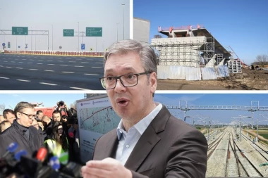 INFRASTRUKTURNI PREPOROD SRBIJE! Vučić za 14 godina izgradio 686 kilometara auto-puteva i 240 kilometara brzih pruga