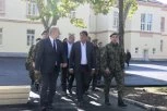 Obilazak rekonstruisanog objekta u kasarni „Prvi pešadijski puk knjaza Miloša Velikog“ u Vranju