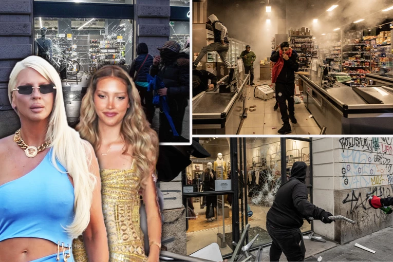 JELENA KARLEUŠA U STRAHU ZA ĆERKE: Atina i Nika u žarištu nasilnih protesta u Milanu! Hitno se obratila, POLICIJA ALARMIRANA!