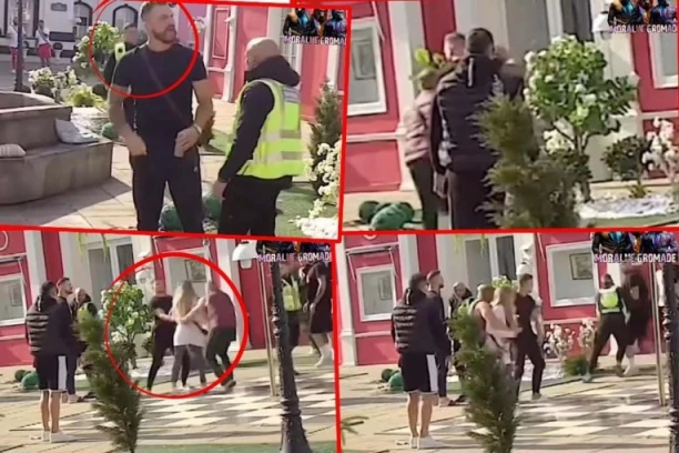 ANELI AHMIĆ IŠAMARALA MARKA OSMAKČIĆA: Objavljen necenzurisani snimak stravične tuče, obezbeđenje ne zna gde će pre!