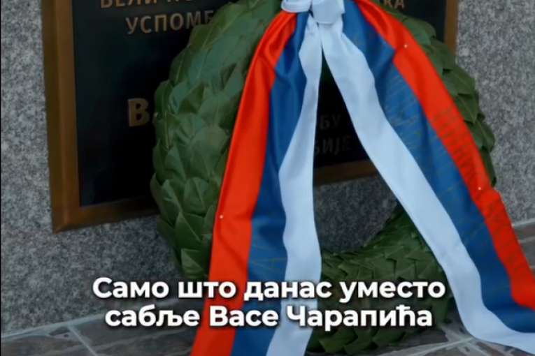 Otkriven spomenik Vasi Čarapiću
