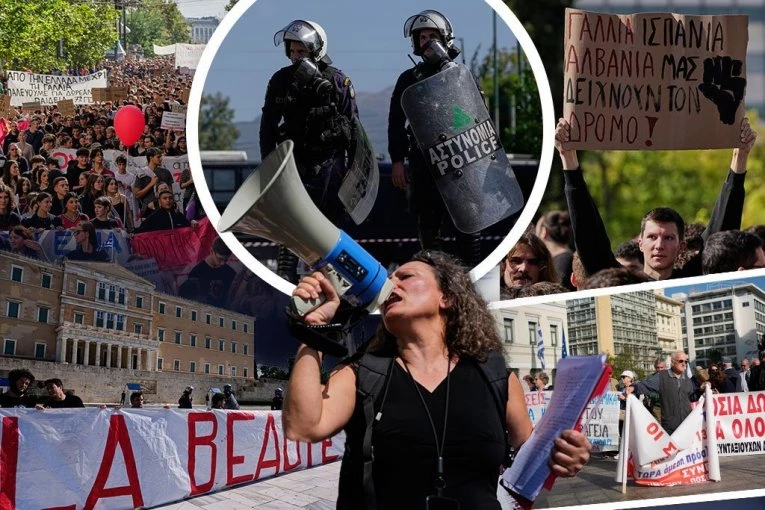 HAOS OD ATINE DO SOLUNA! Masovni PROTESTI zahvatili Grčku, policija na nogama, desetine UHAPŠENIH! (FOTO, VIDEO)