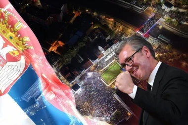 BAJKOVIT PRIZOR NIŠA S NEBA! Snimak iz drona najbolje svedoči koliko je ljudi podržalo Vučića